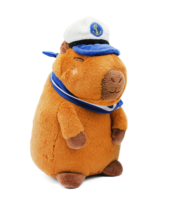 CAPYBARA CAPTAIN PLUSH 23CM