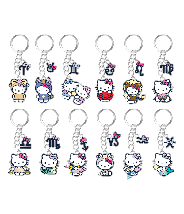 HELLO KITTY STERNZEICHEN SCHLÜSSELANHÄNGER 