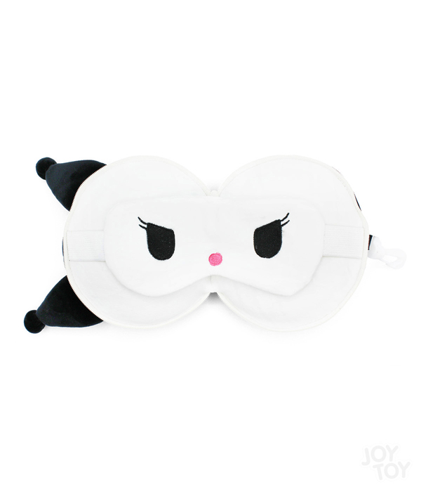 KUROMI 2 IN 1 TRAVEL PILLOW MIT KISSEN UND AUGENMASKE 