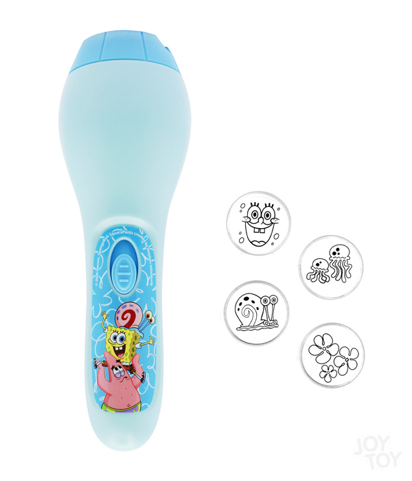 SPONGEBOB PROJECTION FLASHLIGHT WITH 4 DESIGNS