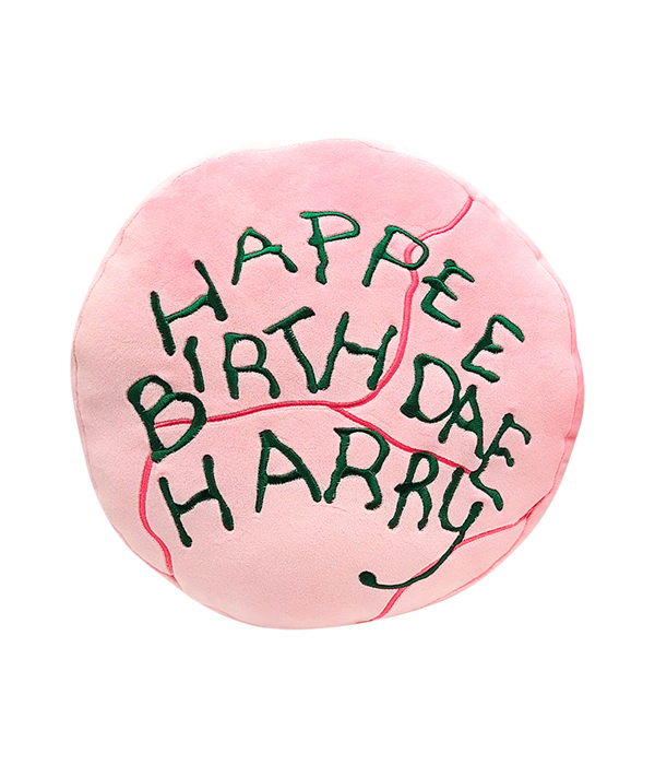HARRY POTTER BESTICKTES KISSEN "HAPPY BIRTHDAY" 