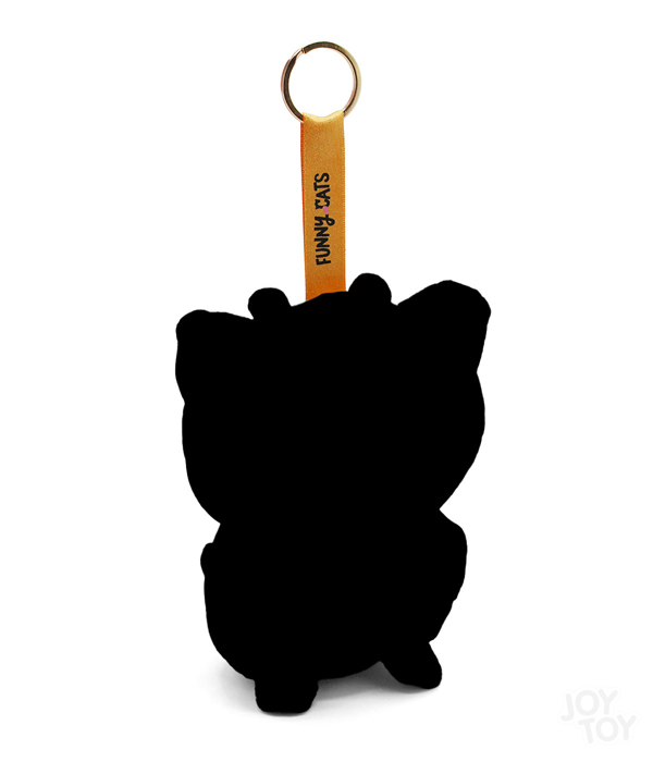 FUNNY CATS MINI PLUSH CLIP-ON 14CM IN SURPRISE BOX 4 MOT