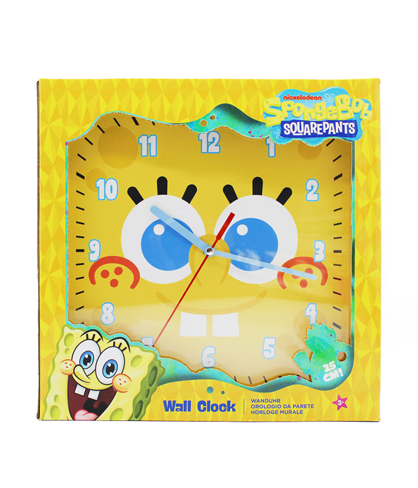 SPONGEBOB WANDUHR QUADRATISCH