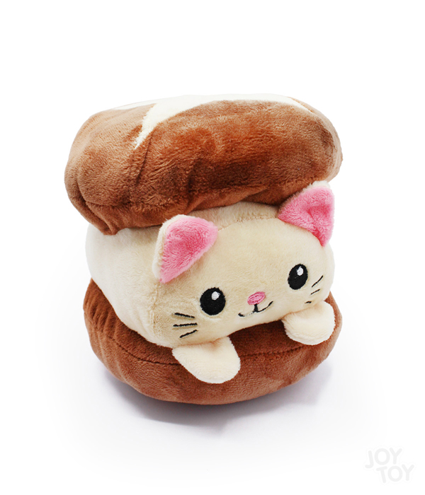 YUMMIE CATS KATZEN BRÖTCHEN PLÜSCH 13 CM IN BURGER PACKUNG