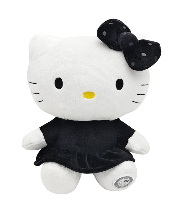 HELLO KITTY BLACK & WHITE ECO PLUSH 24 CM