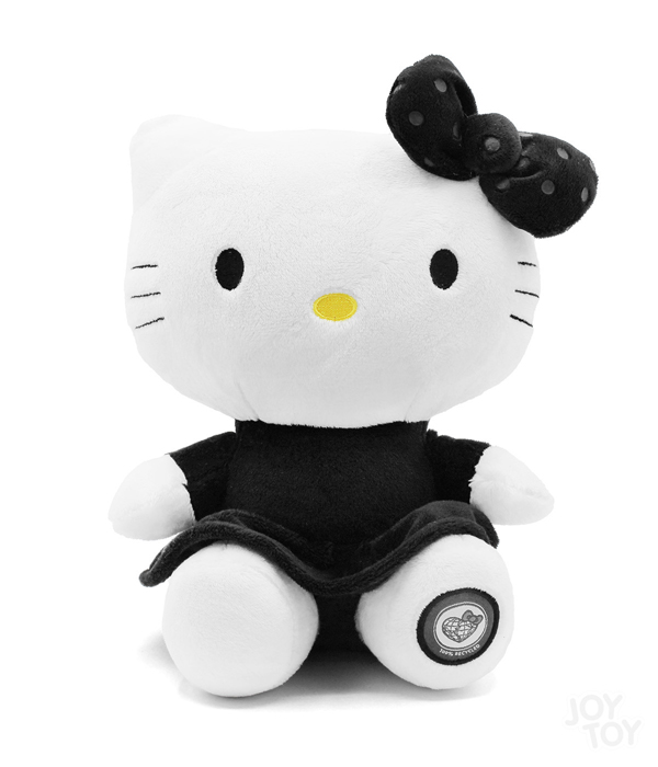 HELLO KITTY BLACK & WHITE ECO PLUSH 24 CM