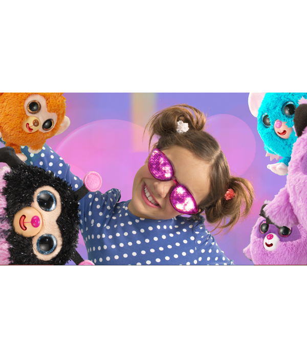 ZIGAMAZOOS SPARKLE EYES PELUCHE 