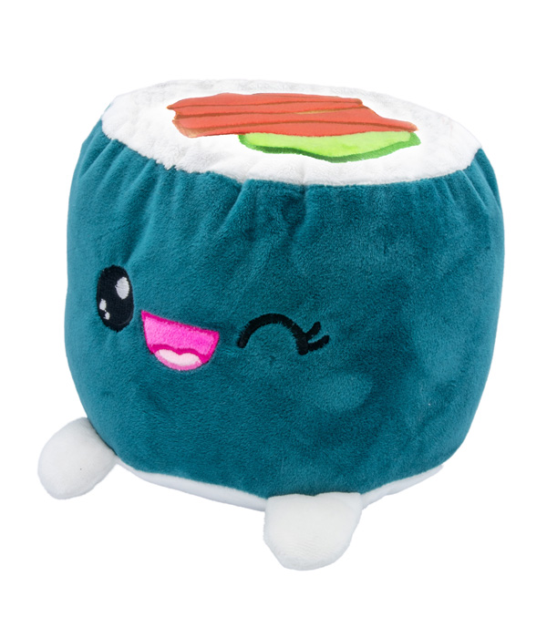 PLUSHI  MAKI SUSHI MIT LACHS PLÜSCH 20 CM