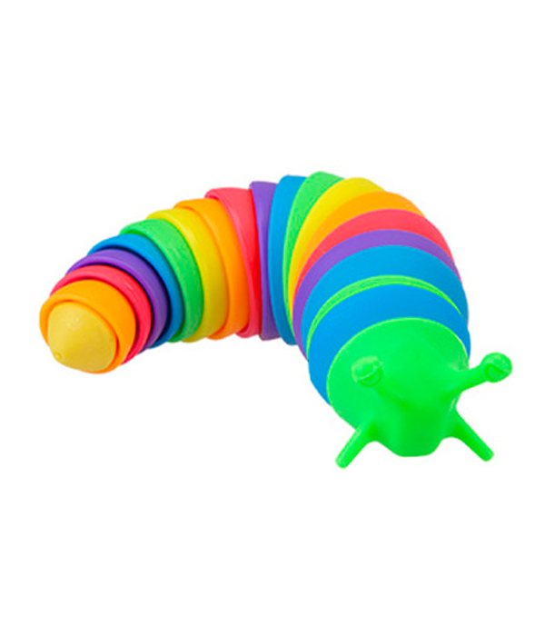 RAINBOW SLUG RAINBOW SNAIL FIDGET TOY 18 CM