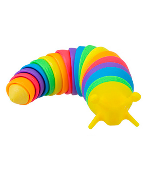 RAINBOW SLUG RAINBOW SNAIL FIDGET TOY 18 CM
