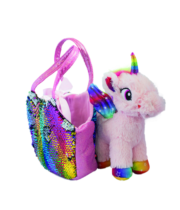 SET UNICRONO PELUCHE 20 CM E BORSA 