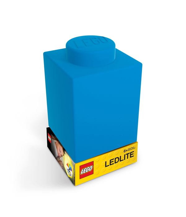 LEGO CLASSIC  LEGOSTEIN NACHTLICHT AUS SILIKON  FARBE: BLAU 