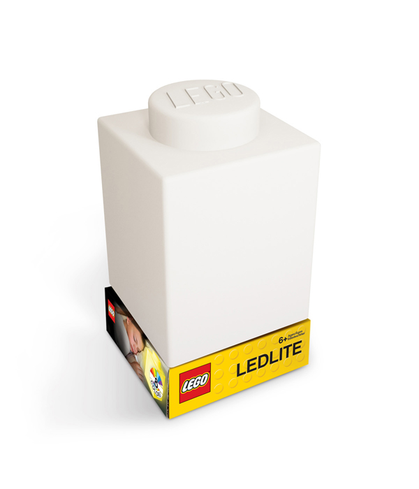 LEGO CLASSIC  LEGOSTEIN NACHTLICHT AUS SILIKON  FARBE: WEISS 