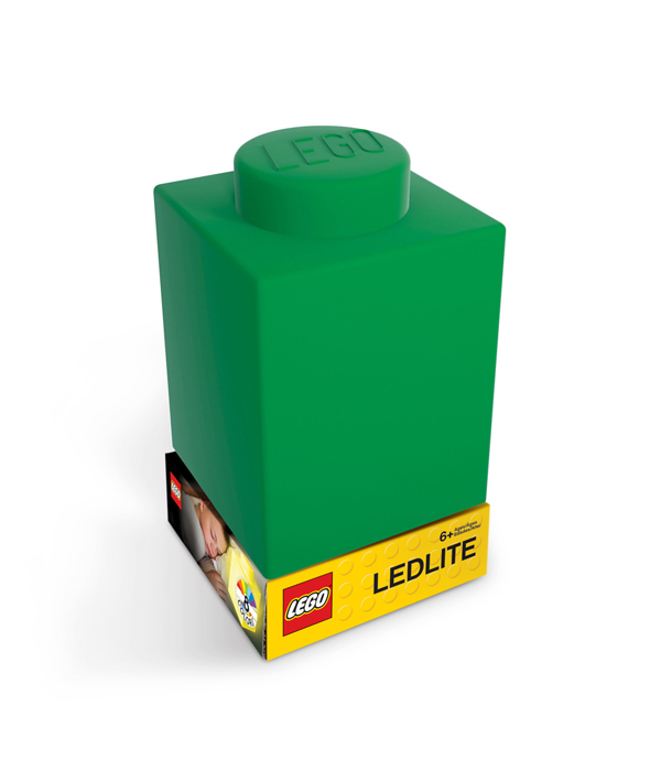 LEGO CLASSIC  LEGOSTEIN NACHTLICHT AUS SILIKON  FARBE: GRÜN 