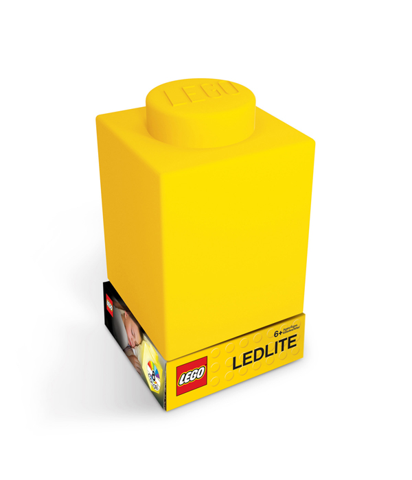 LEGO CLASSIC  LEGOSTEIN NACHTLICHT AUS SILIKON  FARBE: GELB 