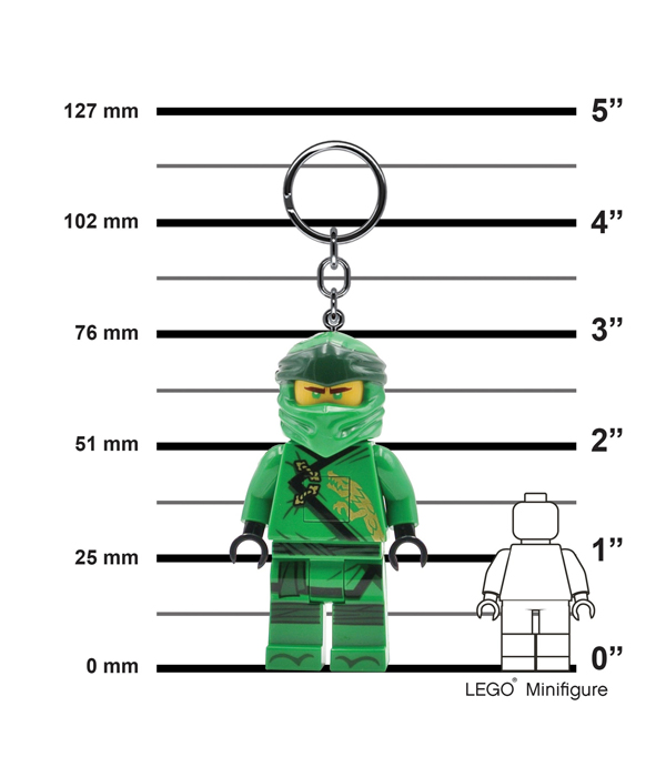 LEGO NINJAGO LEGACY LLOYD SCHLÜSSELANHÄNGER MIT TASCHENLAMPE 
