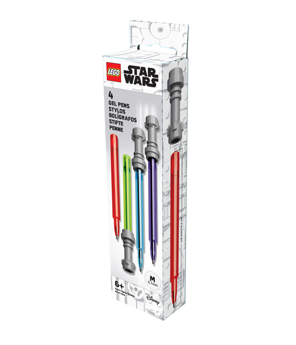 LEGO STAR WARS LICHTSCHWERT GEL STIFT SET 
