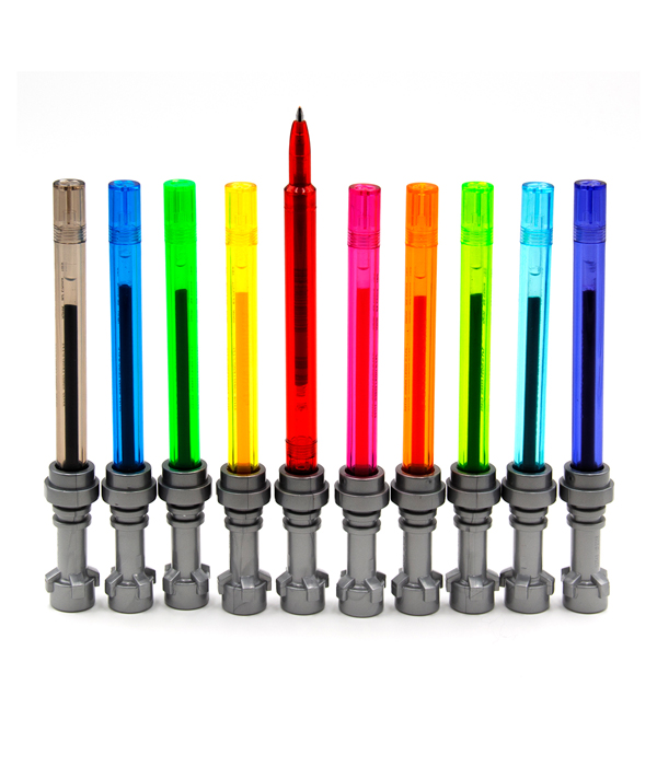 LEGO SW LICHTSCHWERTER GEL PEN MULTIPACK 10 STÜCK