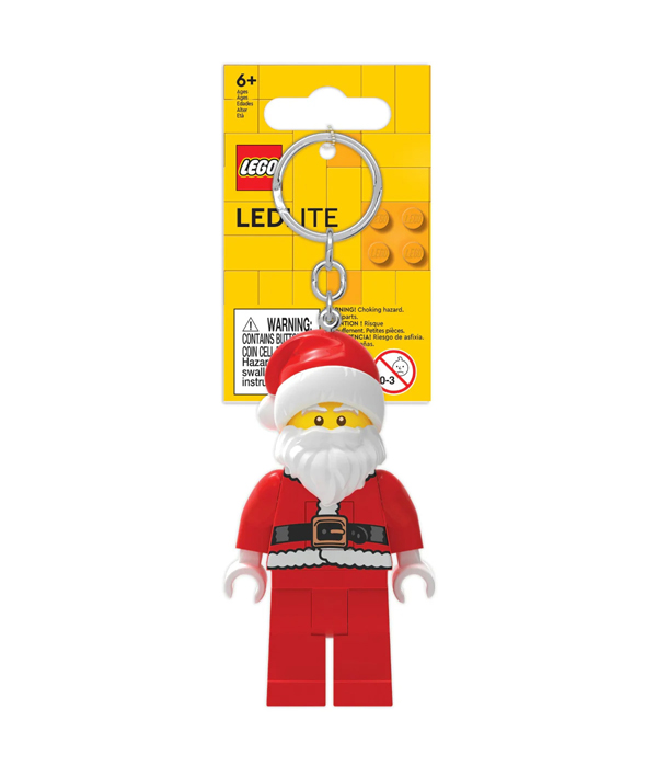 LEGO® Santa Claus Schlüsselanhänger mit Taschenlampe
