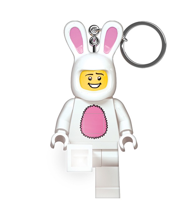 LEGO® Hase-Kostüm-Typ Schlüsselanhänger mit Taschenlampe
