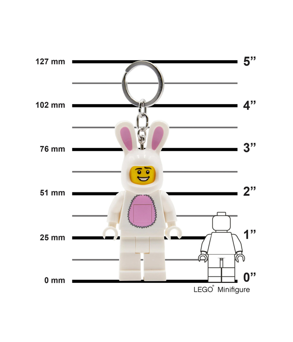 LEGO® Hase-Kostüm-Typ Schlüsselanhänger mit Taschenlampe