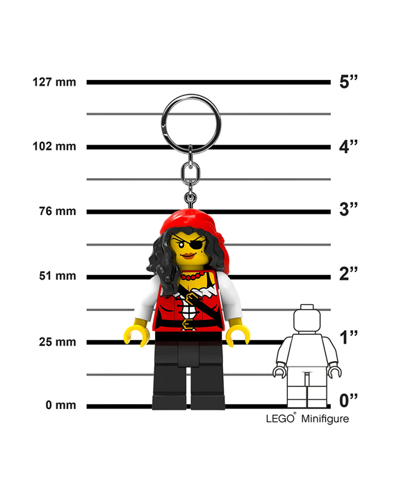 LEGO® MINIFIGURES™ KEYLIGHT: PIRATENPRINZESSIN 