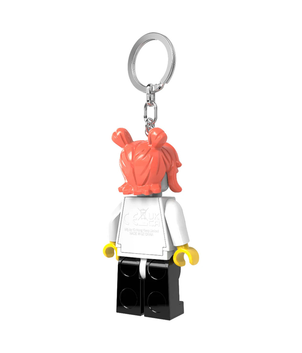 LEGO® Skelettmädchen Schlüsselanhänger mit Taschenlampe