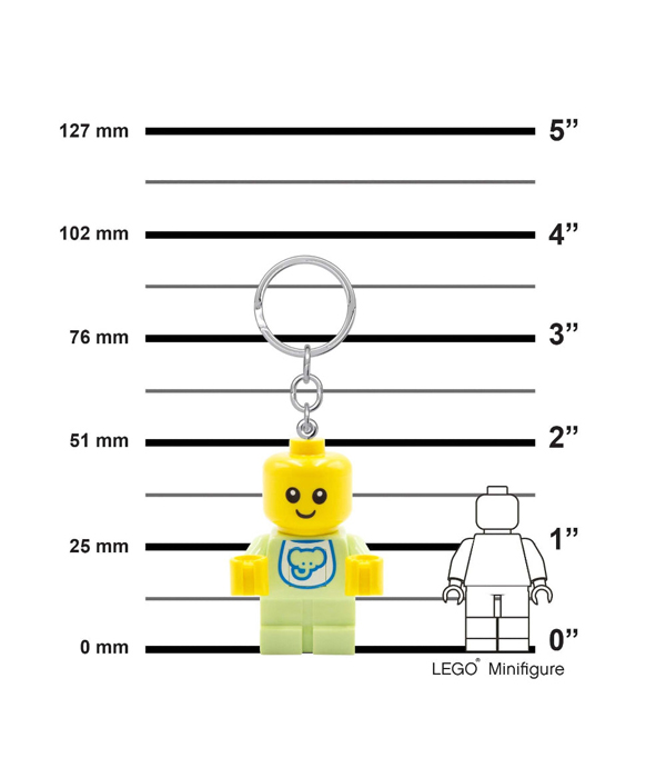 LEGO® MINIFIGURES™  KEYCHAIN LIGHT BABY 