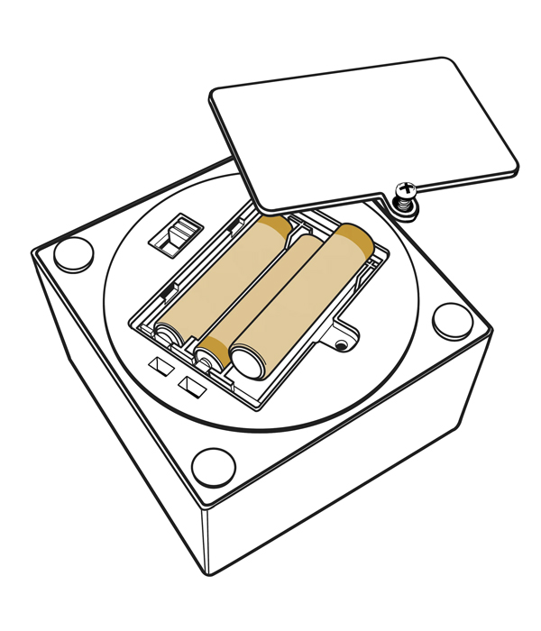 LEGO® Iconic - 1x1 Legostein Nachtlicht aus Silikon Weiß