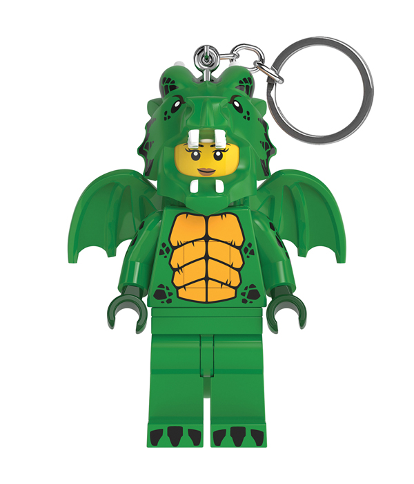 LEGO® MINIFIGURES™ KEYLIGHT: HELLGRÜNES DRACHENMÄDCH