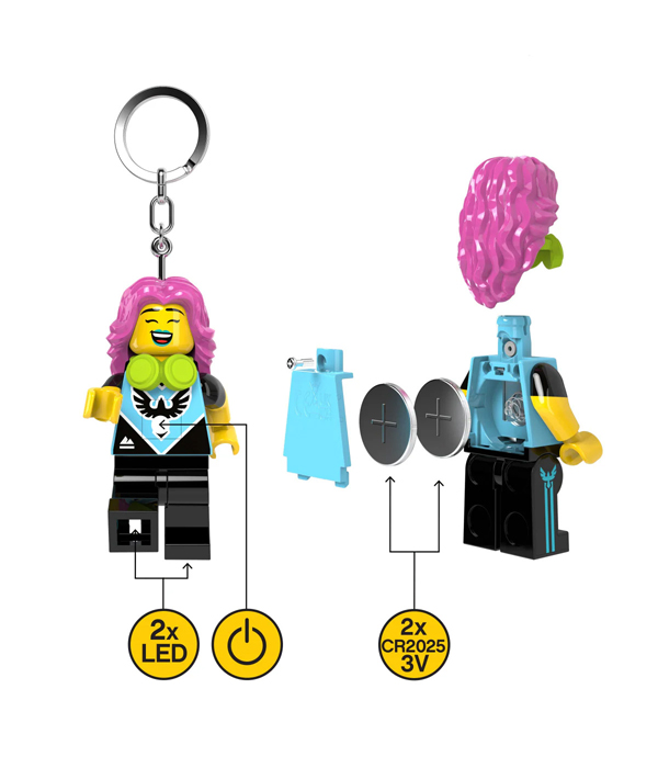 LEGO® MINIFIGUREN™ KEYLIGHT: GAMER GIRL