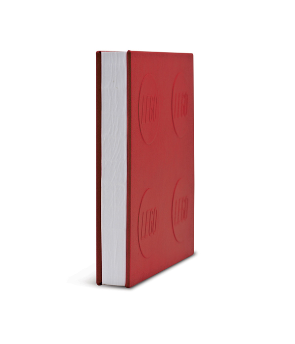 LEGO VERSCHLIEßBARES NOTIZBUCH MIT GELSTIFT  FARBE: ROT