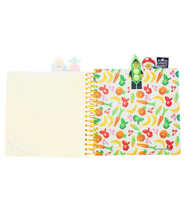 LEGO® MINIFIGUREN TAB-NOTIZBUCH BAUERNMARKT