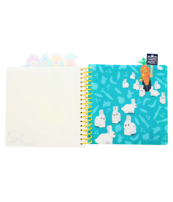 LEGO® MINIFIGUREN TAB-NOTIZBUCH BAUERNMARKT