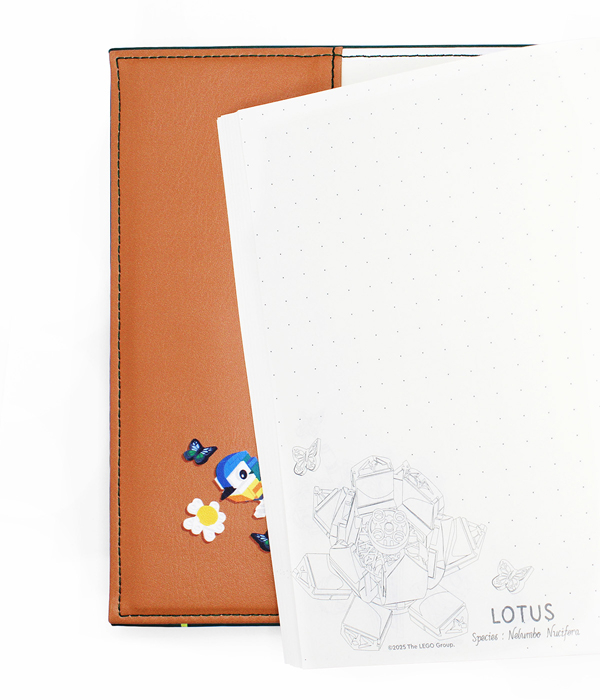 LEGO® TAGEBUCH-BOX-SET MIT ZAHLENSCHLOSS BOTANICALS