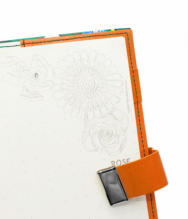 LEGO® TAGEBUCH-BOX-SET MIT ZAHLENSCHLOSS BOTANICALS