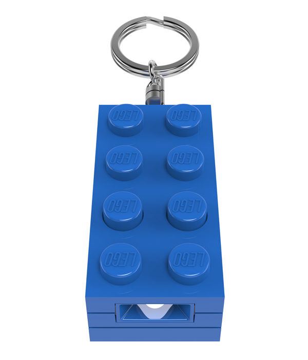LEGO® MINIFIGURINES™ 2X4 STEIN-BLAU KEYLIGHT
