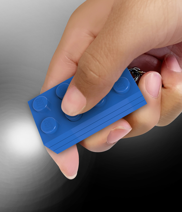 LEGO® MINIFIGURINES™ 2X4 STEIN-BLAU KEYLIGHT