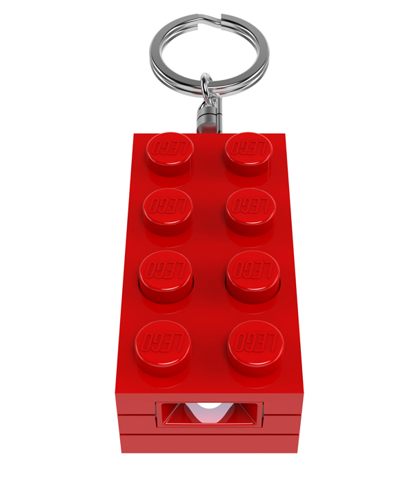LEGO® MINIFIGURINES™ 2X4 STEIN-ROT KEYLIGHT