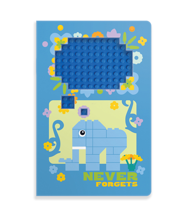 LEGO® NOTIZBUCH MIT LEGO® GELSTIFT ELEFANT ZURÜCKGEWINNEN UN
