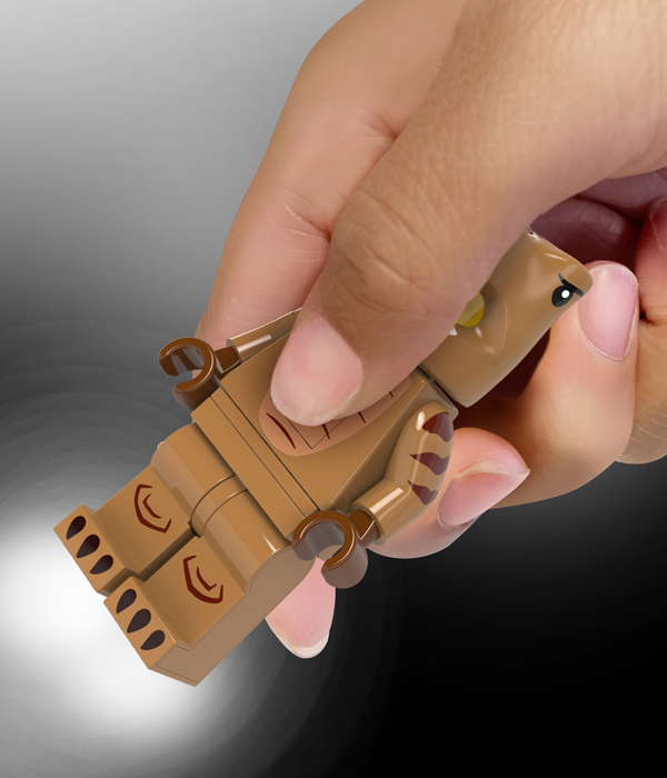 LEGO® MINIFIGURINES™ T-REX KOSTÜM-FAN KEYLIGHT