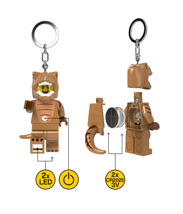LEGO® MINIFIGURINES™ T-REX KOSTÜM-FAN KEYLIGHT