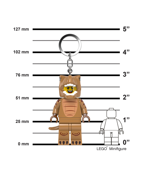 LEGO® MINIFIGURINES™ T-REX KOSTÜM-FAN KEYLIGHT