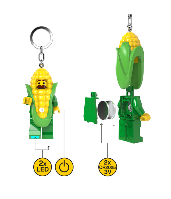 LEGO® MINIFIGURES™ MAISKOLBEN-TYP KEYLIGHT