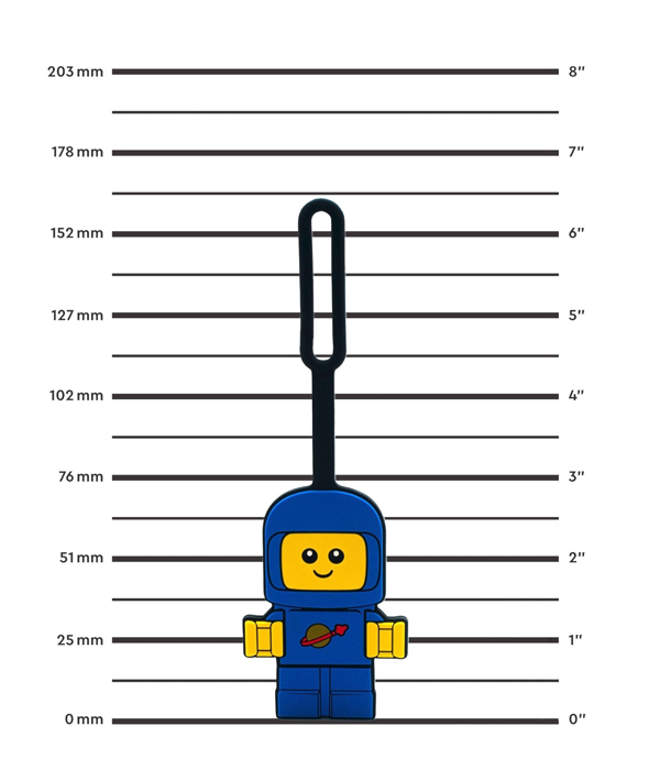 LEGO® MINIFIGURES™ BAGTAG BLAU SPACEBABY