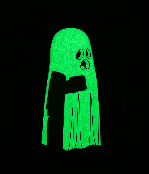 LEGO® MINIFIGURES™ BAGTAG GEIST, IM DUNKELN LEUCHTEND