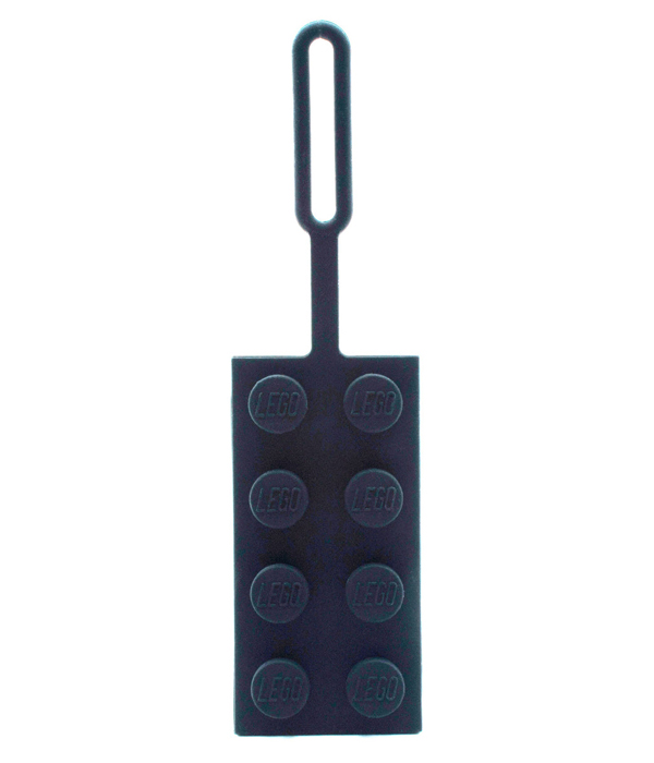 LEGO® BAGTAG 2X4 SCHWARZ