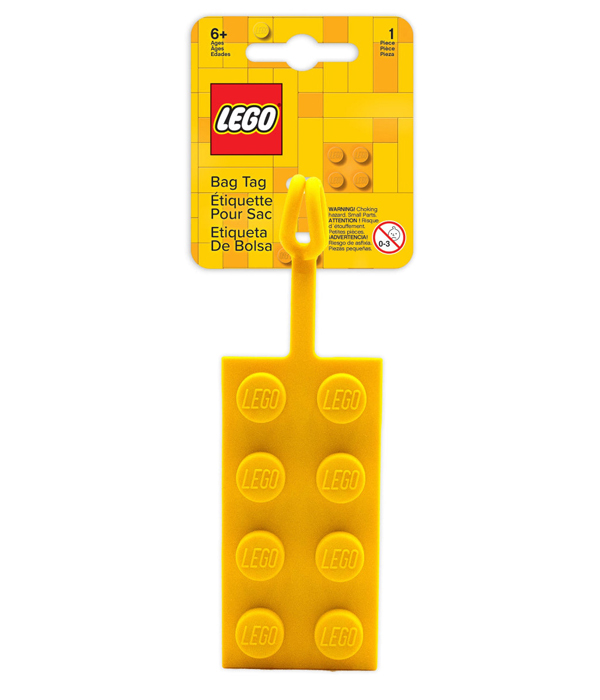 LEGO® BAGTAG 2X4 GELB