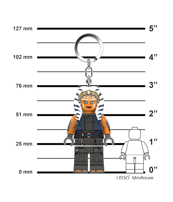 LEGO® STAR WARS™ - Ashoka Tano Schlüsselanhänger mit Taschenlampe 