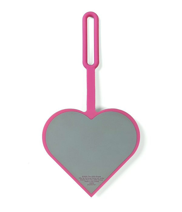 LEGO® BAGTAG 2X2 HERZ ROSA